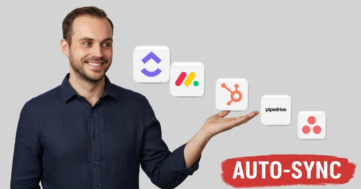 How to Auto-Sync Data Between Your SaaS Tools and CRM